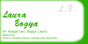 laura bogya business card